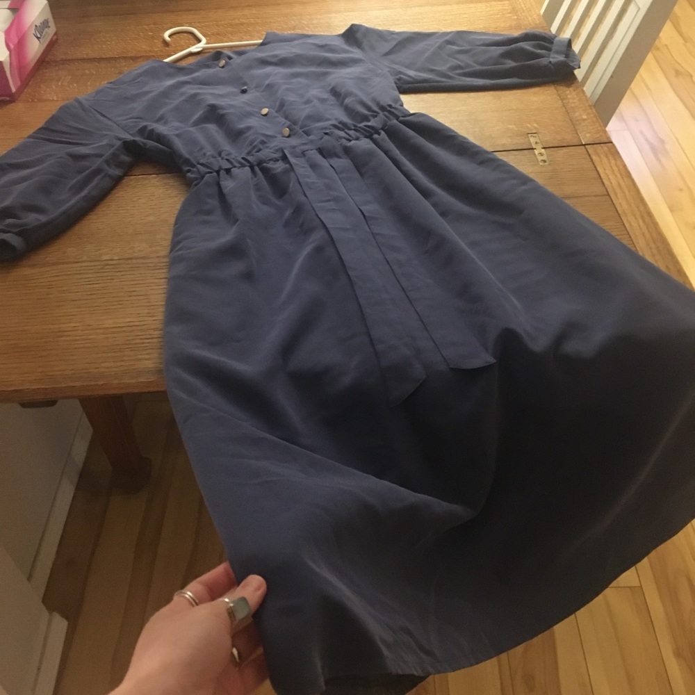 Japanese peasant dress 3/4 sleeve